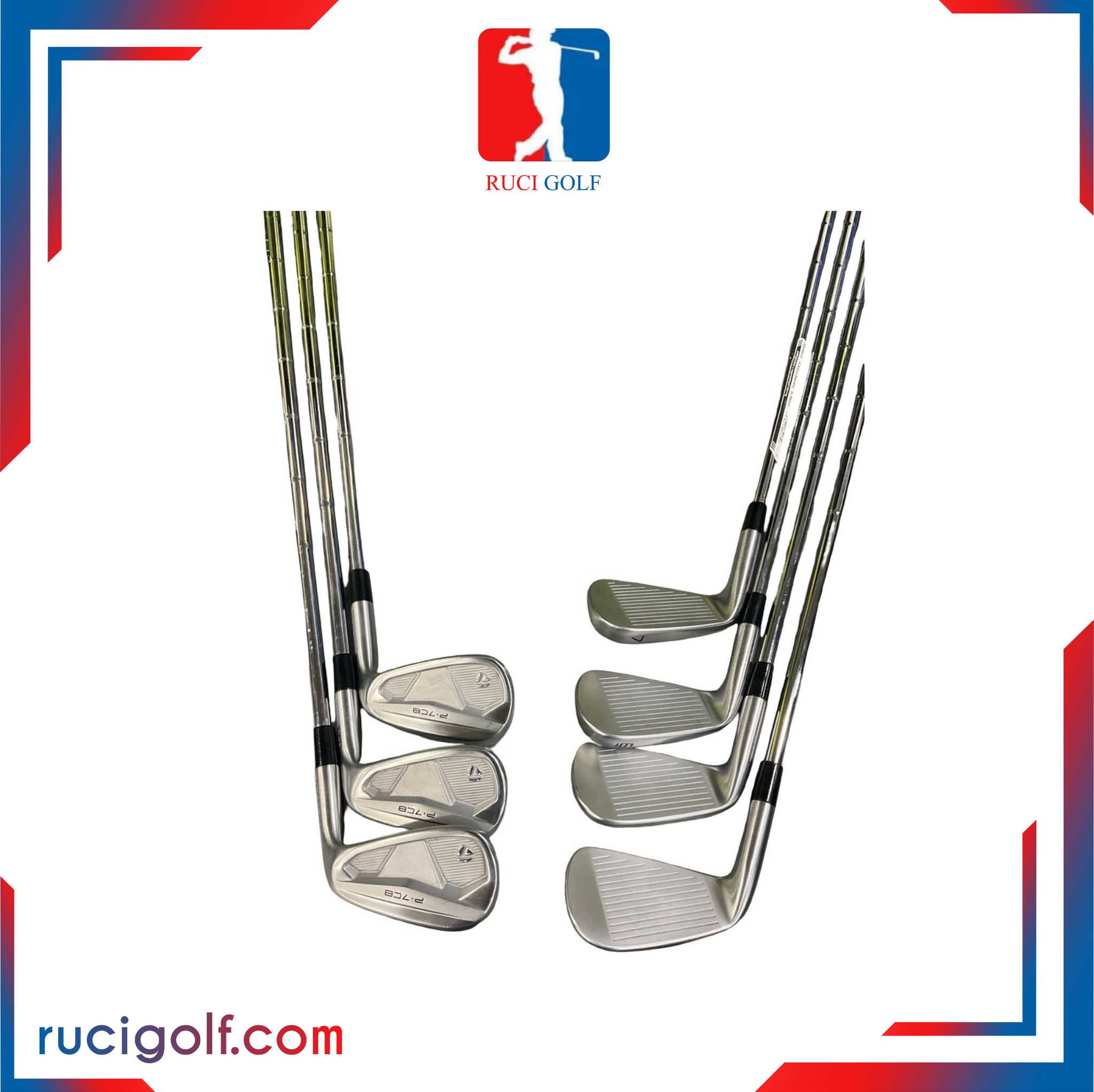 IRON TAYLORMADE P.7CB STEEL (4-9,P) S